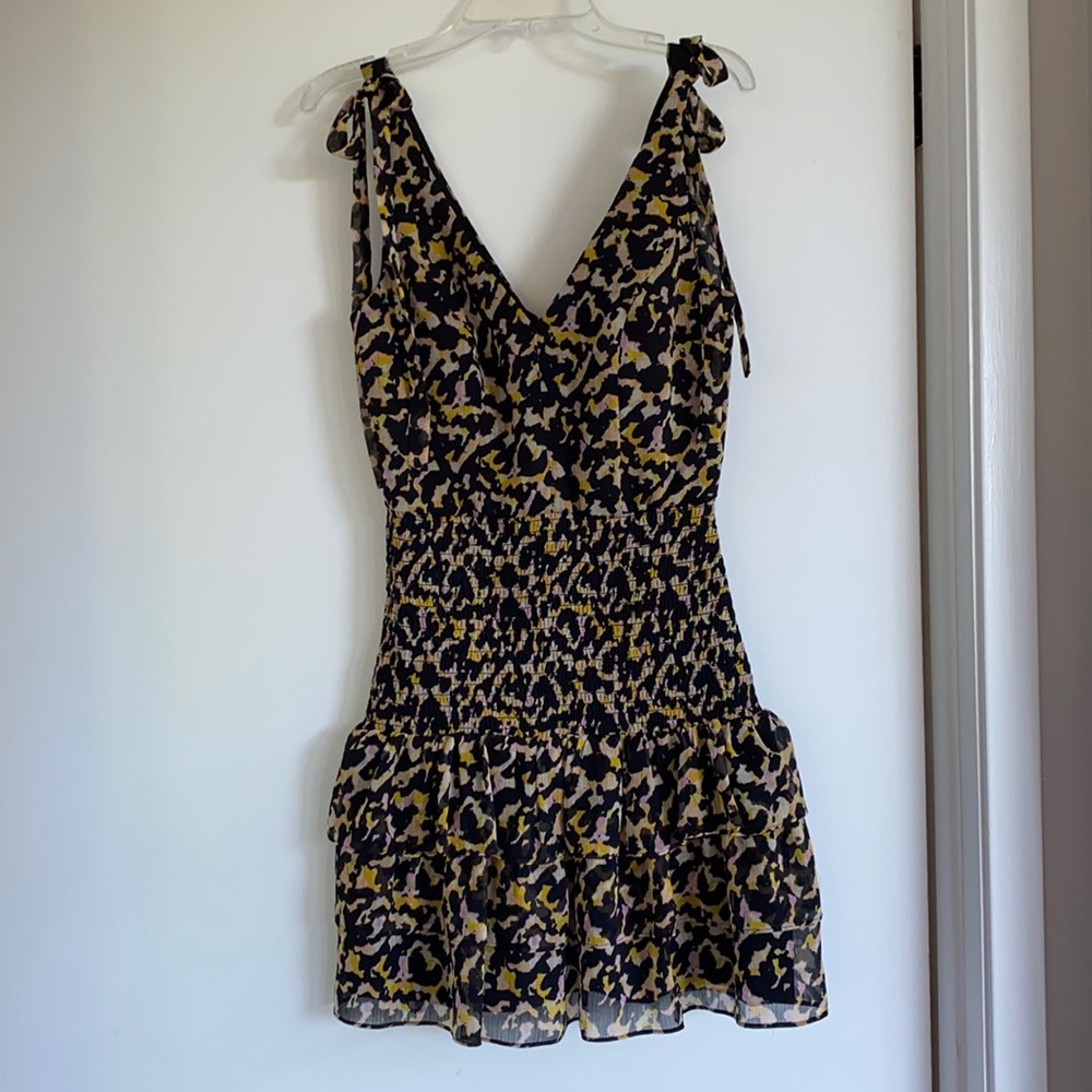 Colorful summer mini dress